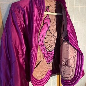 I’Magnin’s Chinese Silk Reversible Jacket Size L